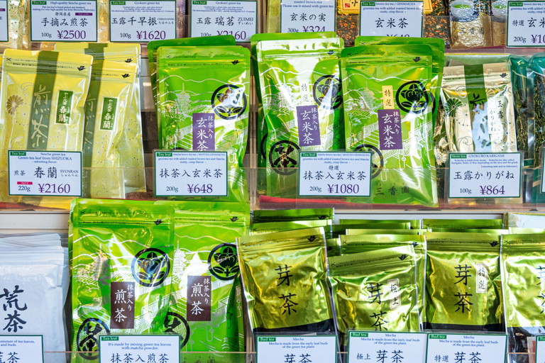 Japanischer Matcha in einem Shop in Tokyo.