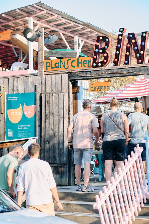 Letztes Jahr fand das Planscher Weinfestival in der Binz statt.