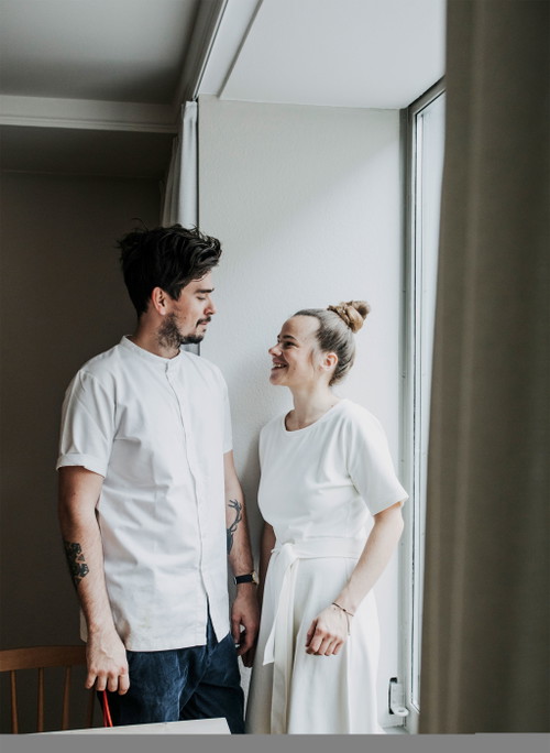 Spitzenköchin Milena Broger und ihr Partner Erik Pedersen.