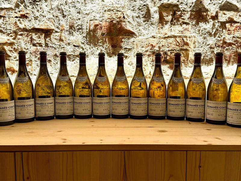 Bei der legendären Verkostung wurden zwölf Jahrgänge Romanée-Conti sowie andere rare Bouteillen geöffnet.
