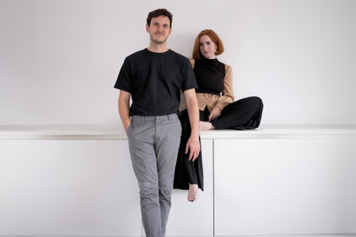Lucas Matthies, Gründer und Inhaber von »kein &amp; low«, mit Friederike Duhme.