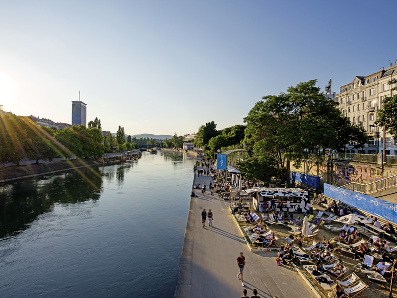 Der Donaukanal wird 2025 umgestaltet.