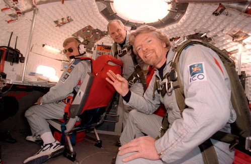 Virgin Galactic's VSS Unity took Branson to space in 2021 – beating out both Jeff Bezos and Elon Musk.
