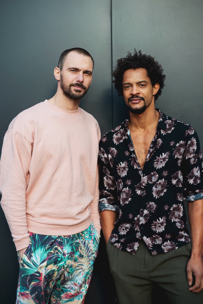 Daniel Scheppan und Oliver Mansaray.