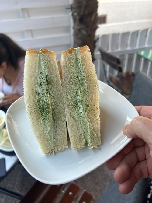 Matcha Cheesecake Sando.