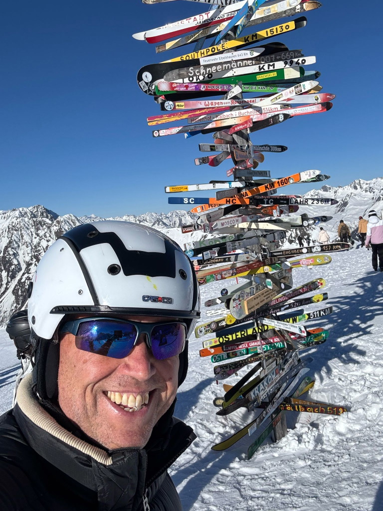 Thomas Schreiner am Montag in Ischgl. Seit seinem dritten Lebensjahr fährt der Wiesbadener dort Ski – in den nächsten Tagen feiert er in Ischgl mit 250 Köchen. 