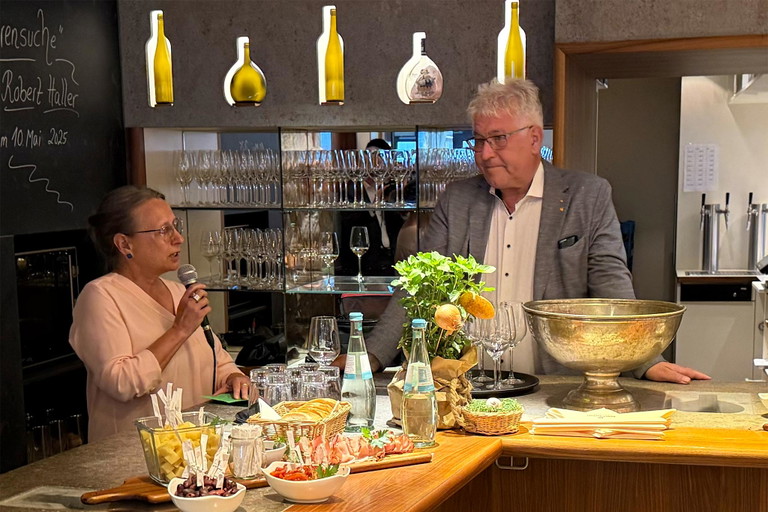 Annette-Noffz mit Robert Haller.