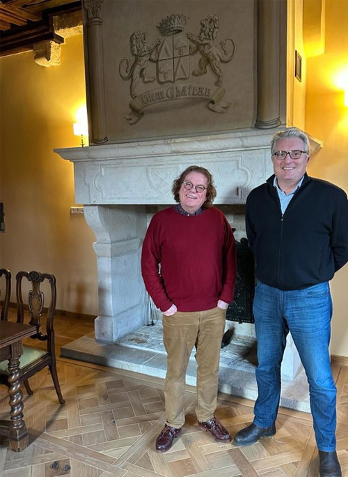 Erni Loosen mit Manoël Bouchet.
