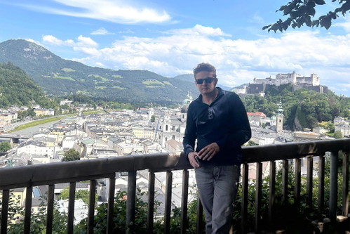 Martin Klein in Salzburg. 