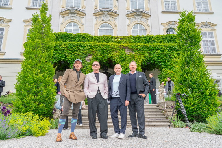 Andreas Kronthaler, Kevin Frost, Gery Keszler und Ulrich Dahlmann 
