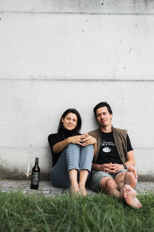 Monika und Armin vom Weingut Tement.
