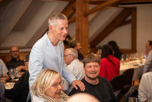 David Schwarzwälder (l.) mit Dominik Vombach (r.).