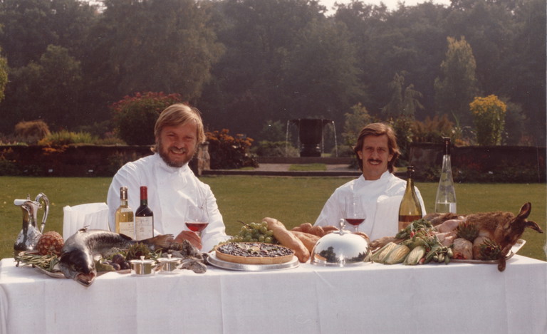 Svantesson with Leif Mannerström during their Restaurang Johanna days.