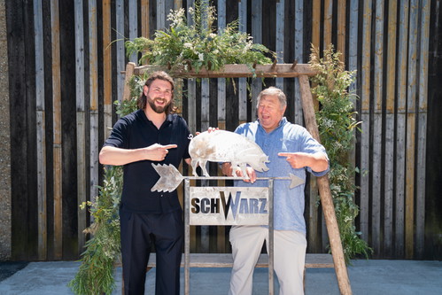 Vater und Sohn: Hans und Michael Schwarz