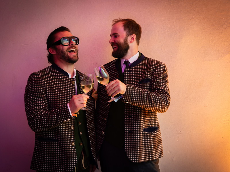 Die beiden Top-Sommeliers Willi Schlögl und Johannes Schellhorn.
