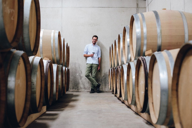 Sebastian Schmidt vom Weingut Schmidt am Bodensee.