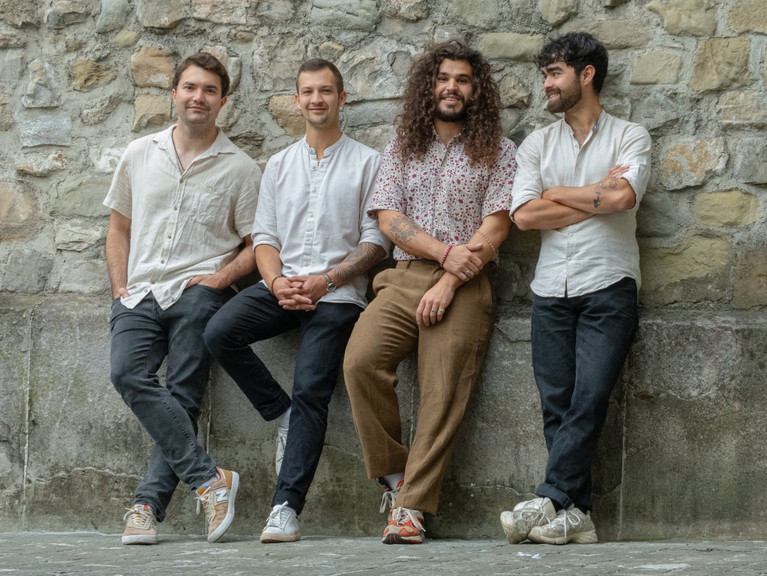 Von links: Tilmann Schnyder, Silvan Vogt, Ivan Monaco, Lorenzo Ñanculaf.