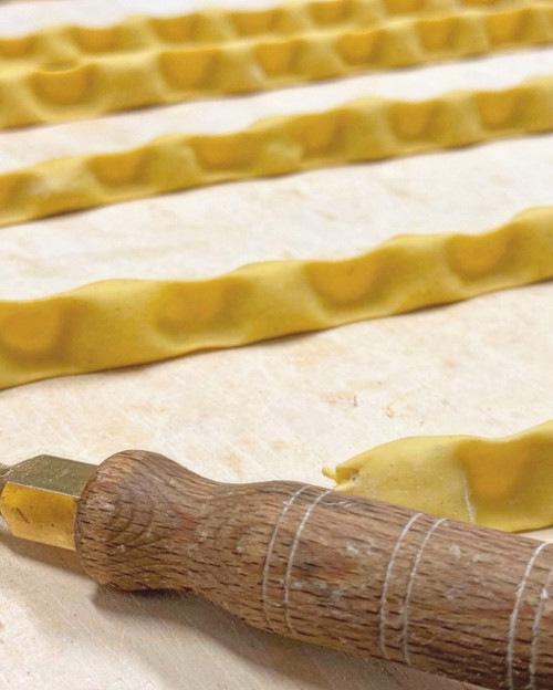 I tortelli al baccalà di Quintilio
