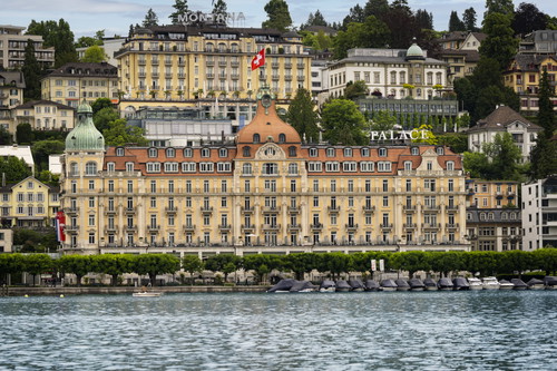 The Mandarin Oriental Palace in Lucerne, Switzerland.