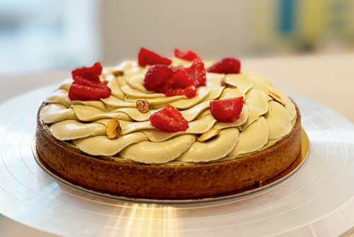 Das »Chez Fritz« bietet vegane Tartes, Desserts, Macarons und mehr.