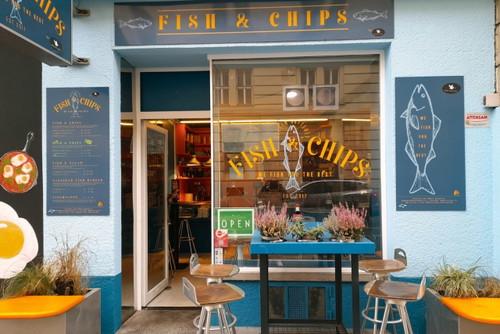Wiens erstes Fish-&amp;-Chips-Bistro und neuer fixer Standort der »Seeteufel«.