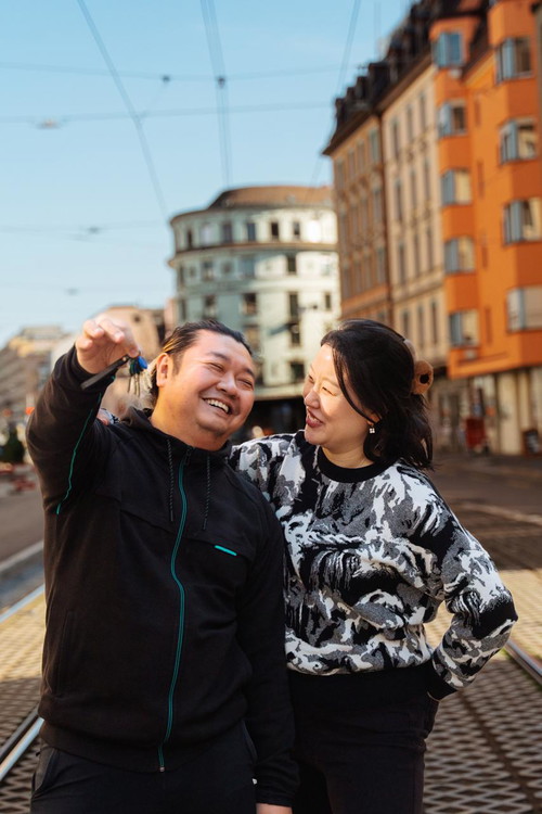 Dan Shu und May.