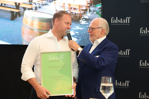 Wien-Gewinner Michael Edlmoser und Falstaff Herausgeber Wolfgang Rosam 