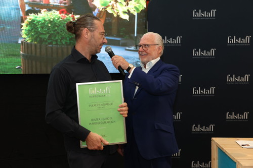 Heurigenguide Präsentation 2025, Gewinner Bernd Pulker 