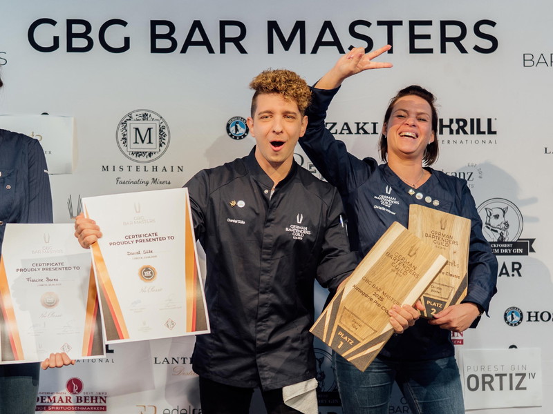 Sieger Daniel Süle, die Zweitplatzierte Christin Winter und Francine Bares auf Platz 3.