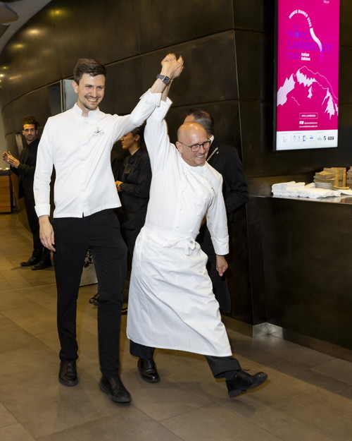 Gli chef Paolo Griffa e Heinz Beck