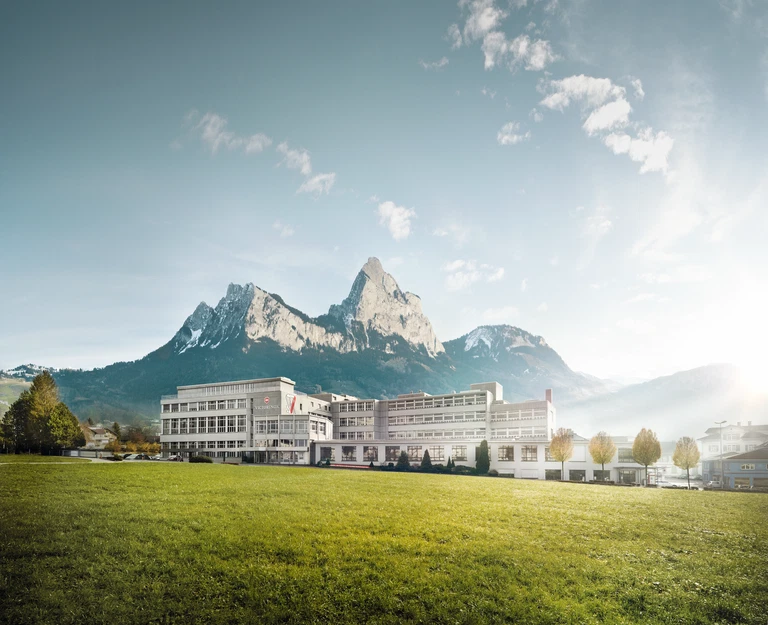Der Hauptsitz von «Victorinox» in Ibach SZ.