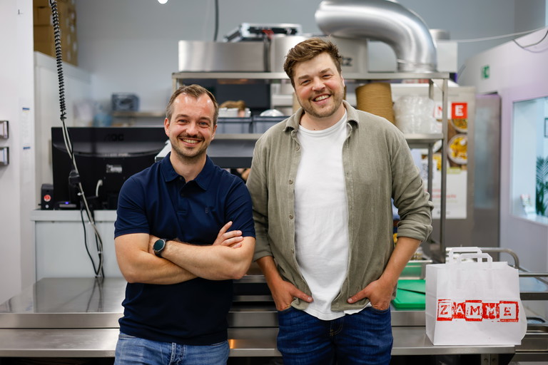 Die Geschäftsführer Jan Berlemann und Lars Bäumer (links nach rechts). 