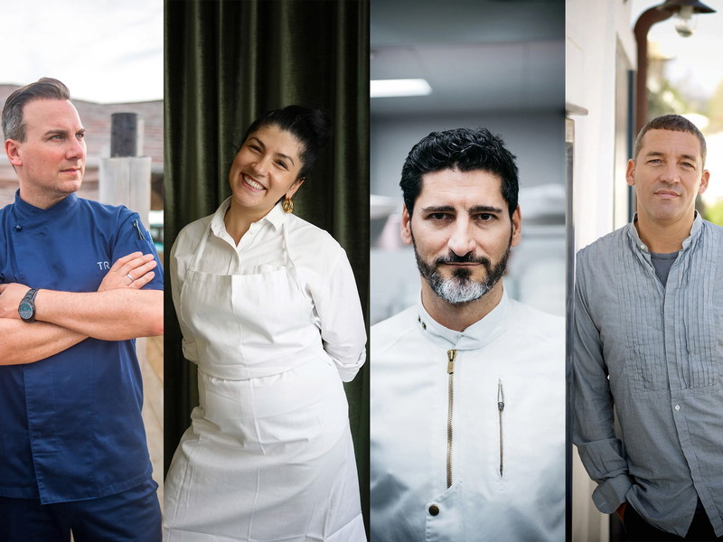 Tim Raue, Elif Oskan, Paul Ivic und Alain Weissgerber