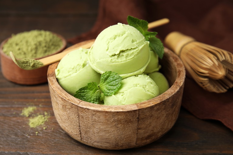 Matcha Eis.