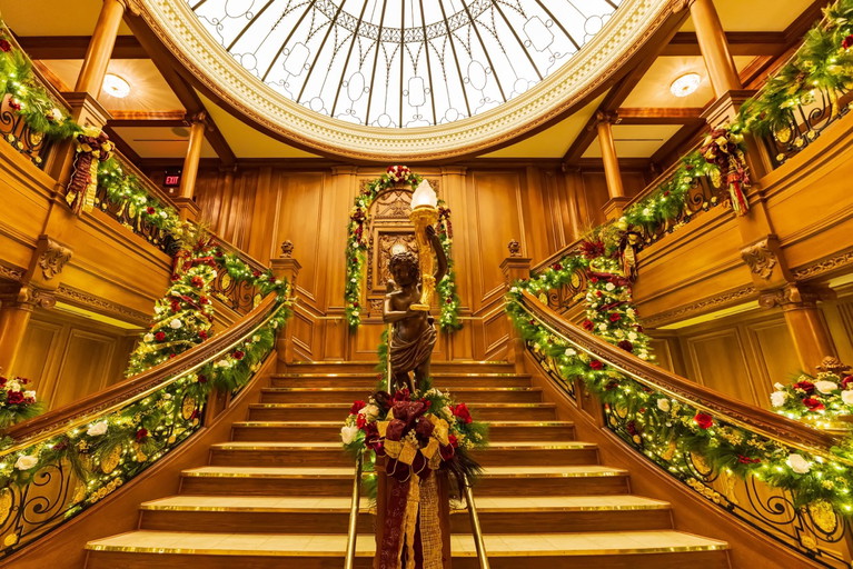 Die Lobby der Titanic wurde im Museum in Missouri, USA, nachgebaut.