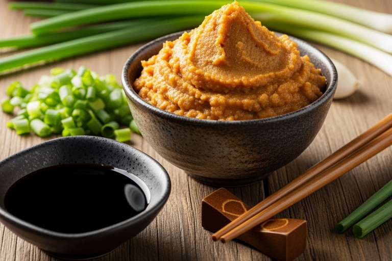 Ein fixer Bestandteil in japanischen Speisen: Miso.