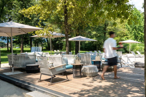 Im Bistro «La Spiagga» gibt es kleine, handliche Gerichte.