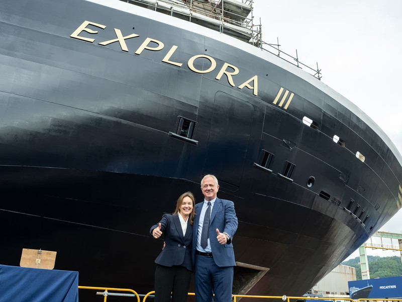 Anna Nash e Pierfrancesco Vago con la nuova arrivata, la Explora III