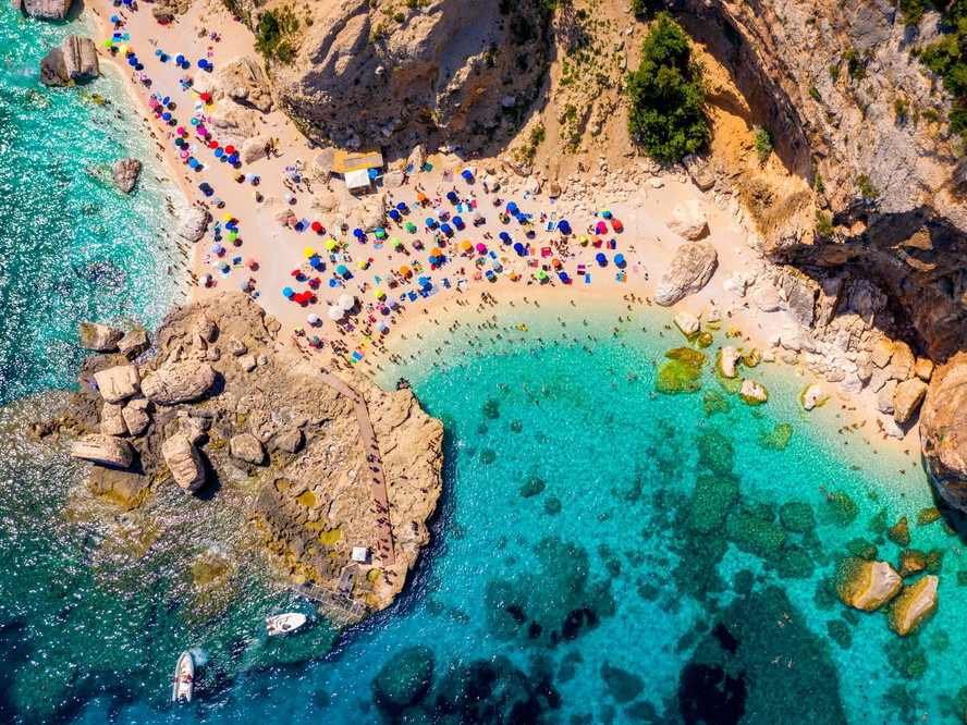 Cala Mariolu auf Sardinien.