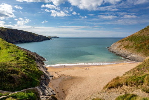 Traeth Mwnt.