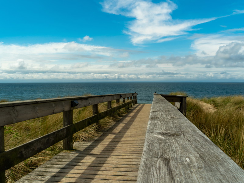 Auch das ist Sylt: endlose Weite, Wind und Wellen.