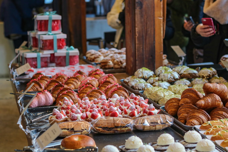 Eine Bäckerei in Seoul. 