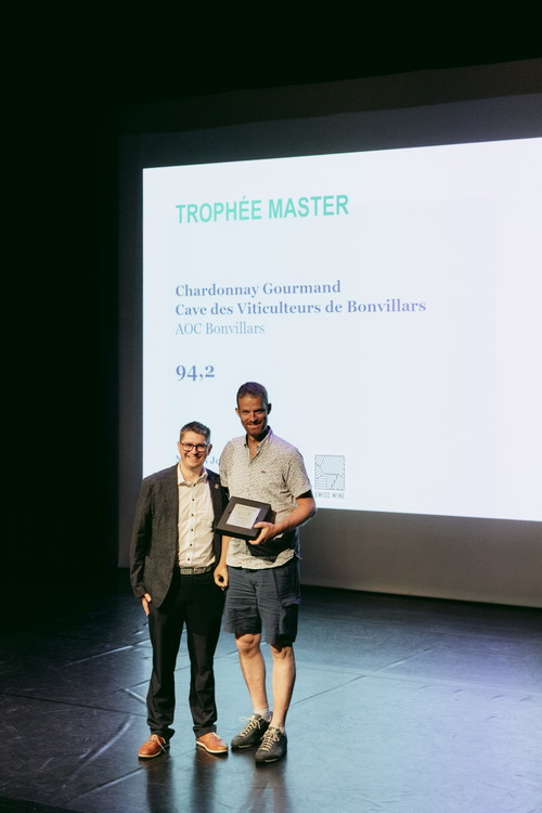 Die «Trophée Master» ging an die Cave des Viticulteurs de Bonvillars.