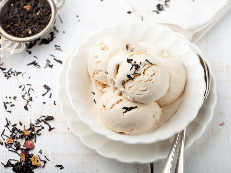 Tea and sympathy: Earl Grey ice cream.