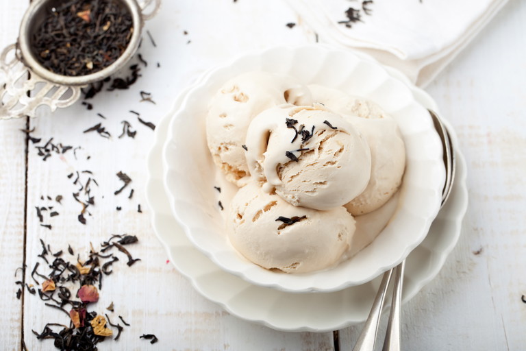 Tea and sympathy: Earl Grey ice cream.