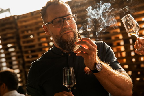 Auch Spirits-Chefredakteur Alexander Thürer genoss das »Smoke &amp; Spirits« Tasting