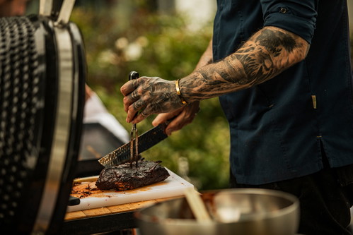 Butterzartes Beef Brisket war einer der großartigen Hauptgänge des abendlichen BBQs.