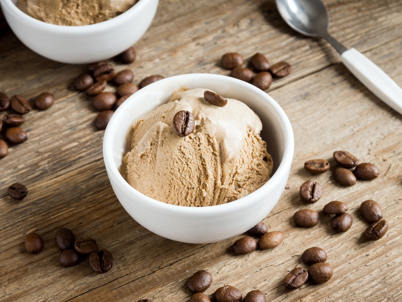 Fresh, creamy, and caffeinated – coffee ice cream touches all the bases.