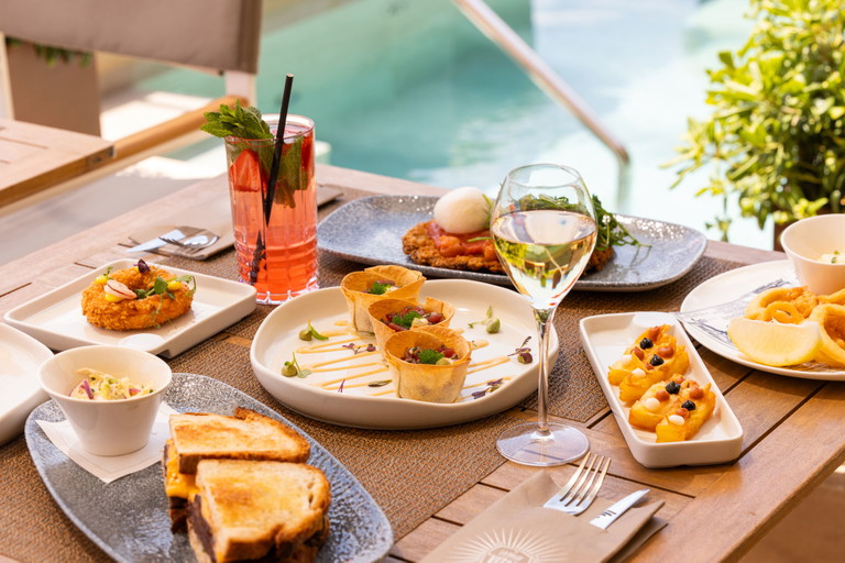 Das Menu der La-Dolce-Vitae-Terrasse des Hotel Majestic wurde vom Michelin ausgezeichneten Koch Nandu Jubany zusammengestellt.