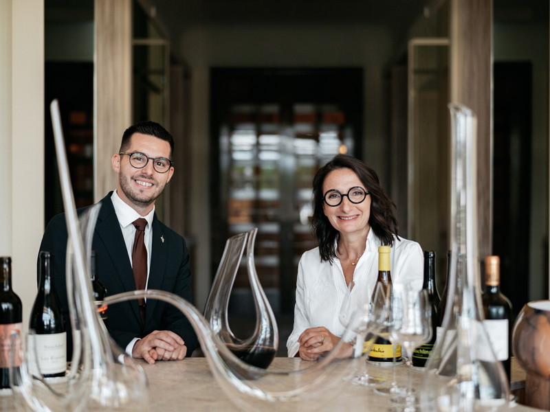 Dominique Peretti und Anne-Sophie Pic.